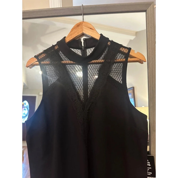 Express Black A Line Shift Dress Size Large - Picture 4 of 6